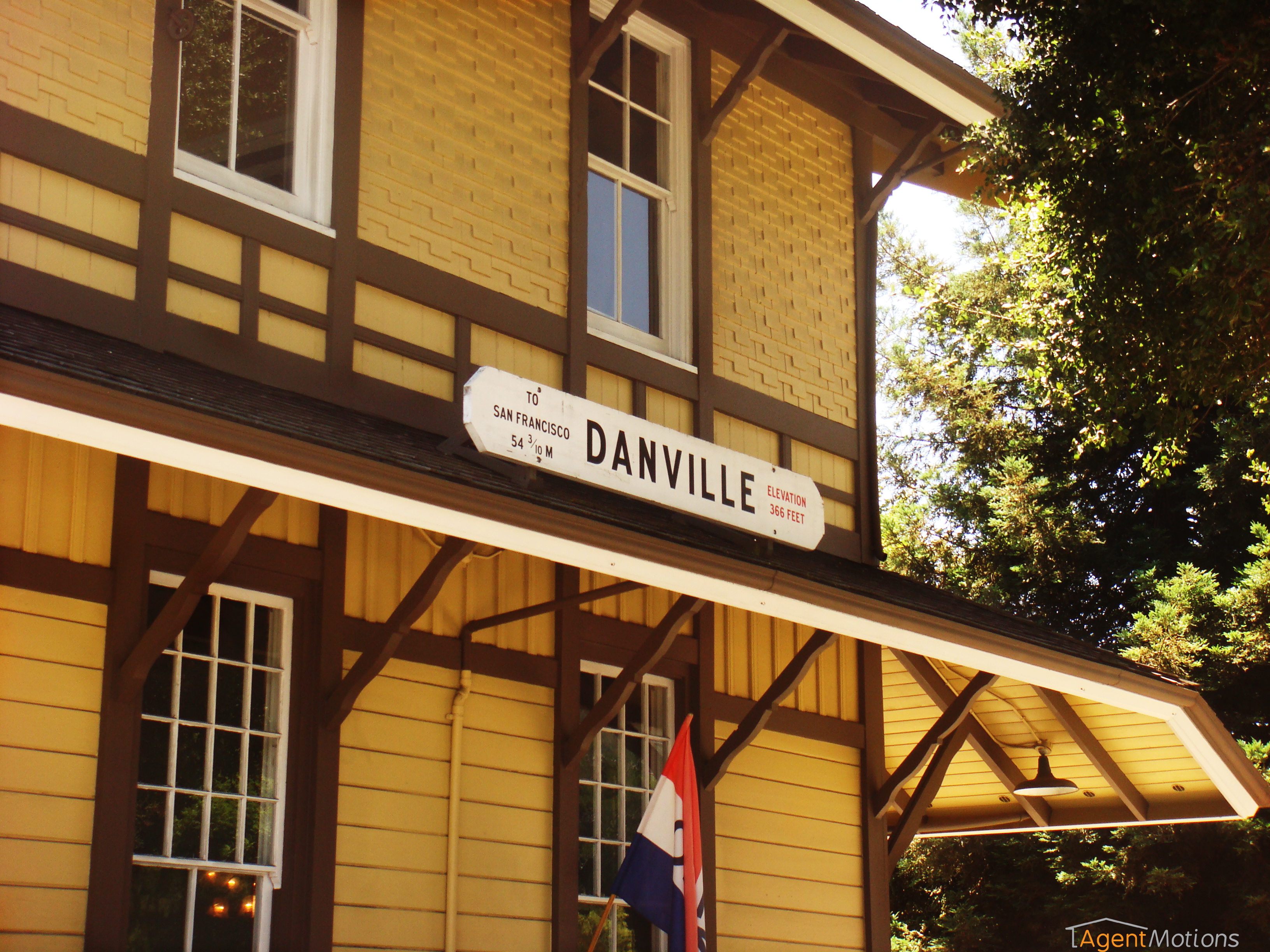 Danville scene for use by real estate agents in their marketing