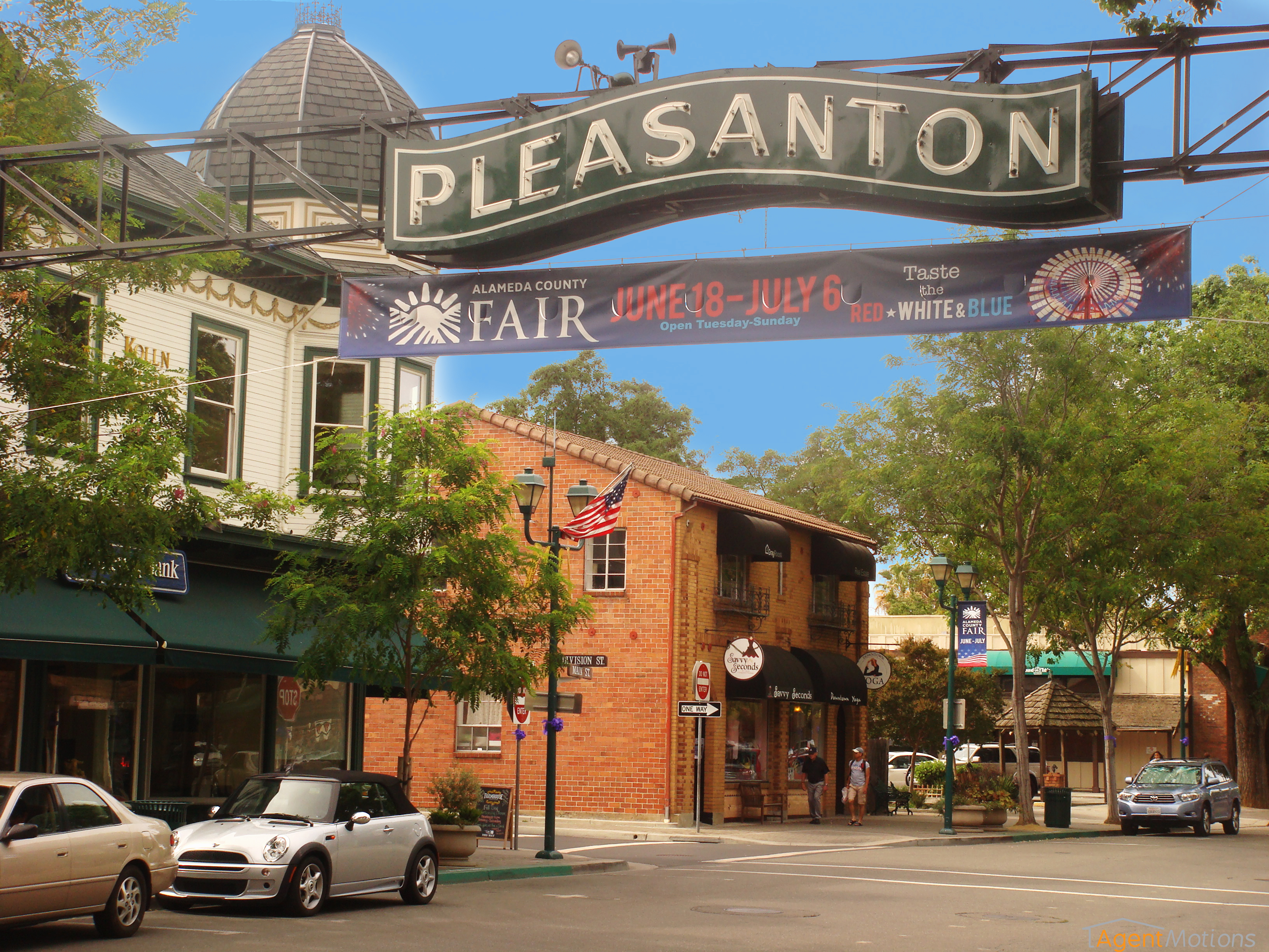 Pleasanton scene for use by real estate agents in their marketing