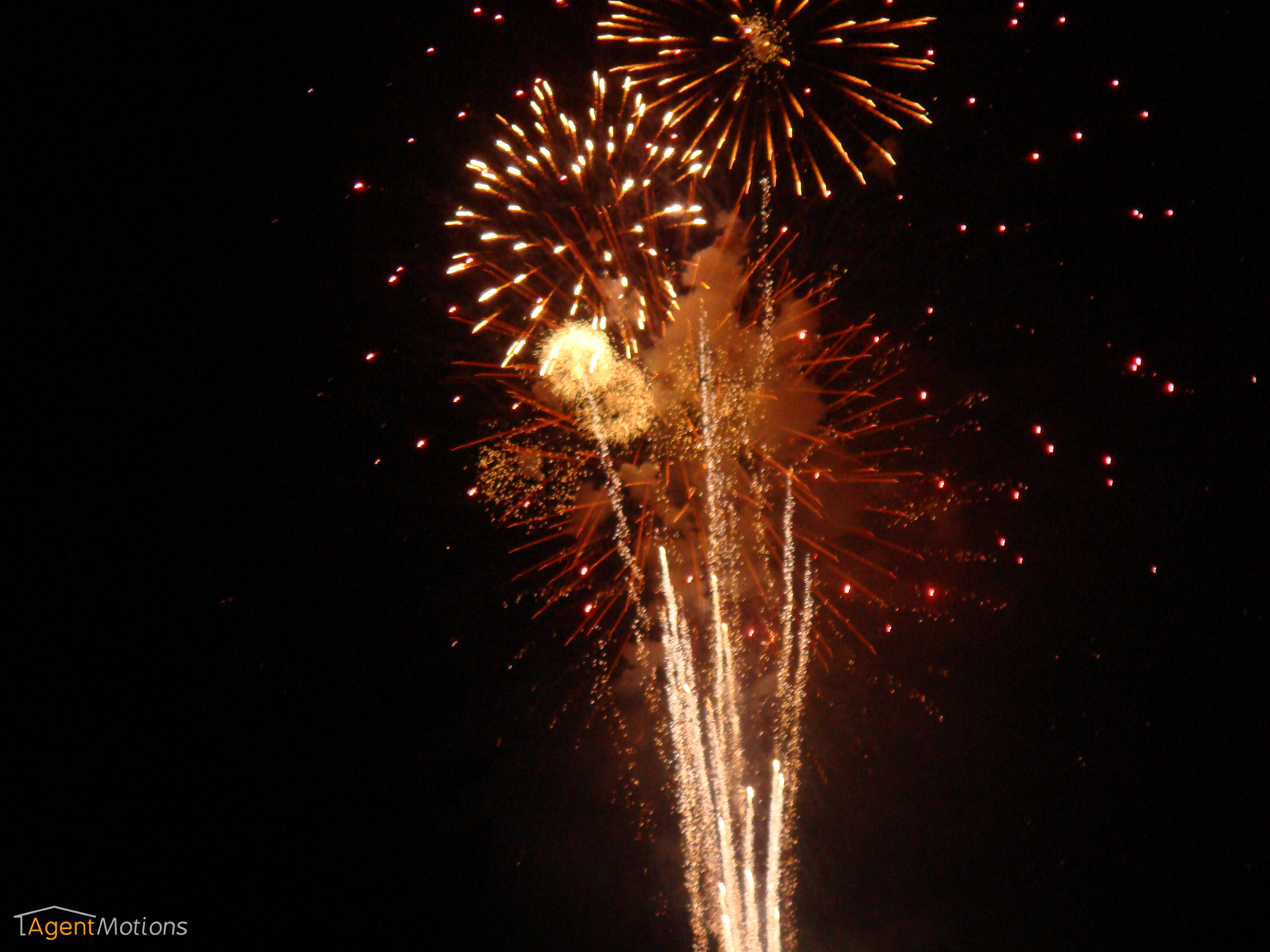 Fourth of July scene for use by real estate agents in their marketing