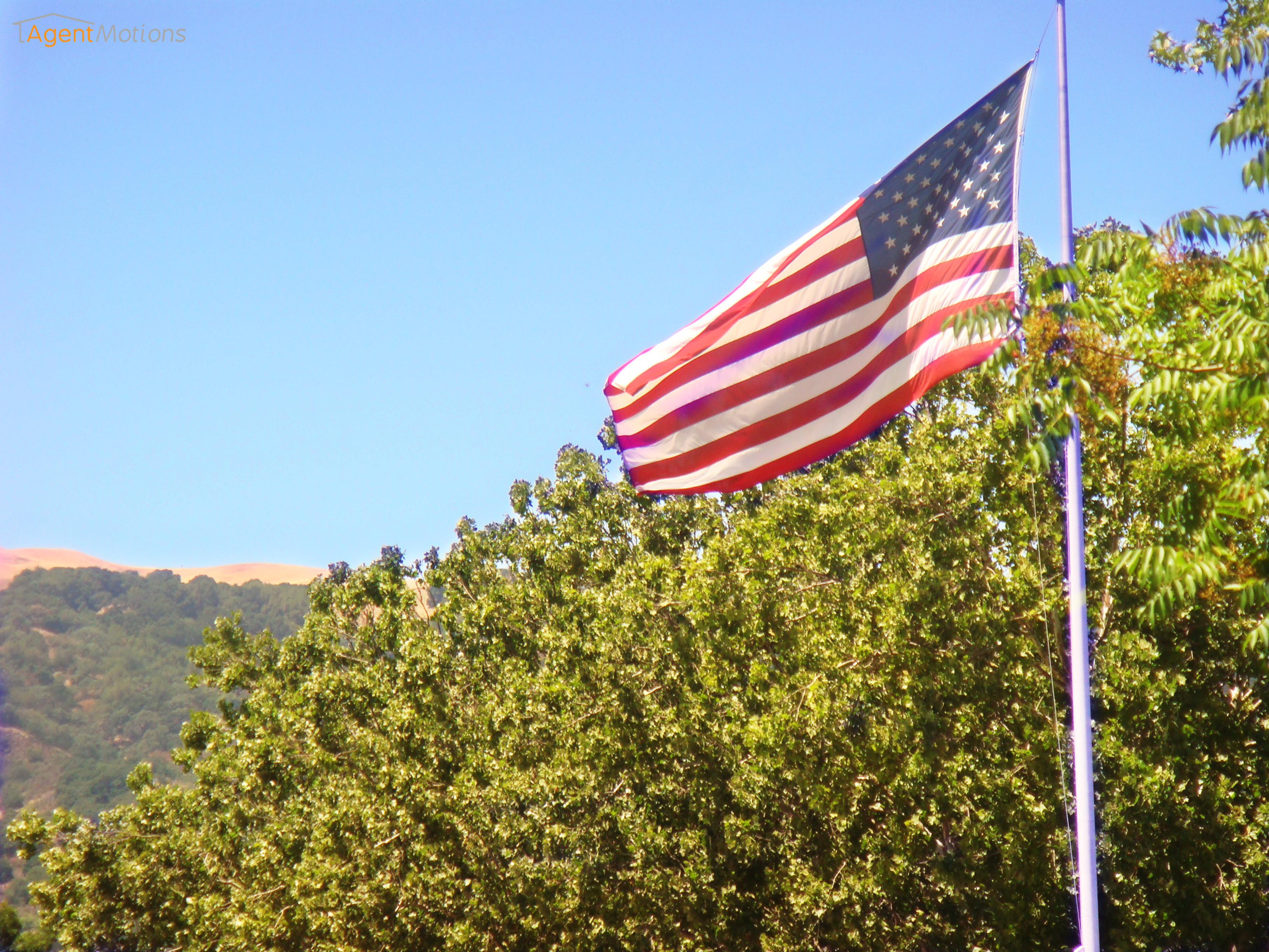 Fourth of July scene for use by real estate agents in their marketing