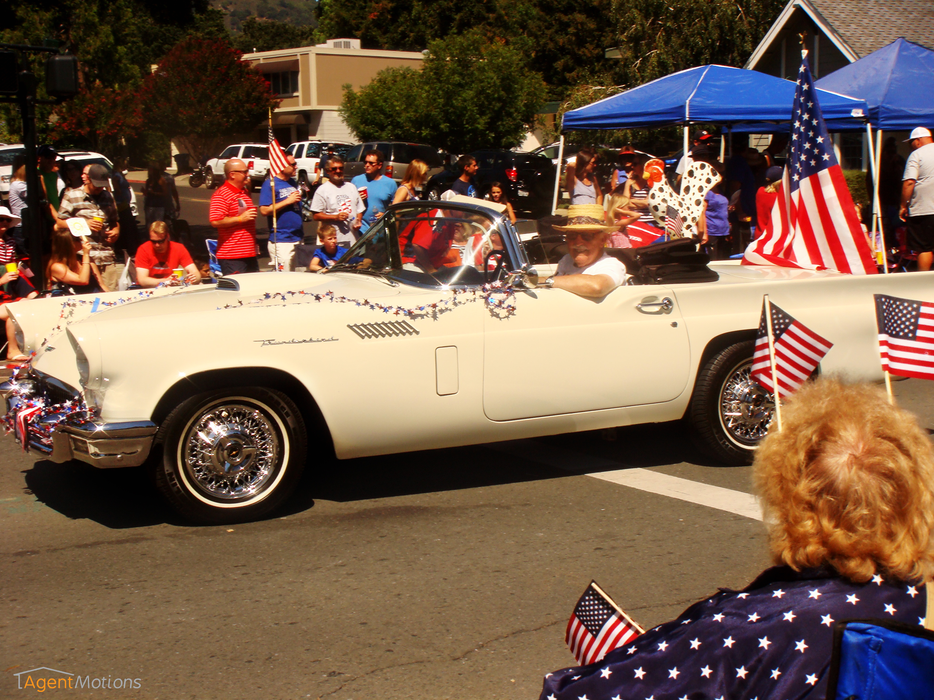 Fourth of July scene for use by real estate agents in their marketing